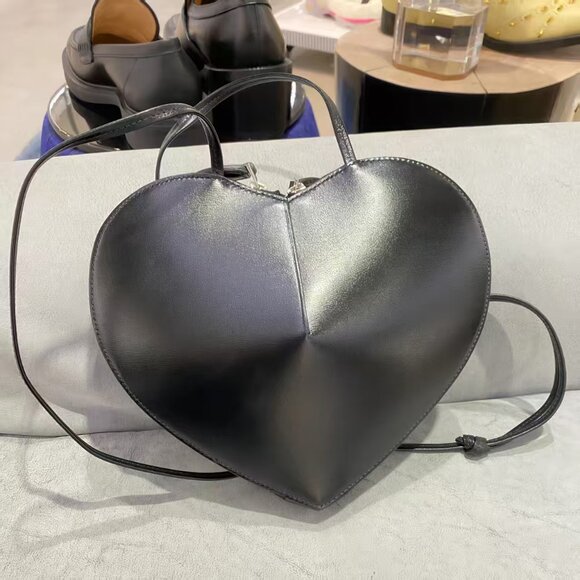 Alaia Black Heart Crossbody Bag - Picture 2 of 4